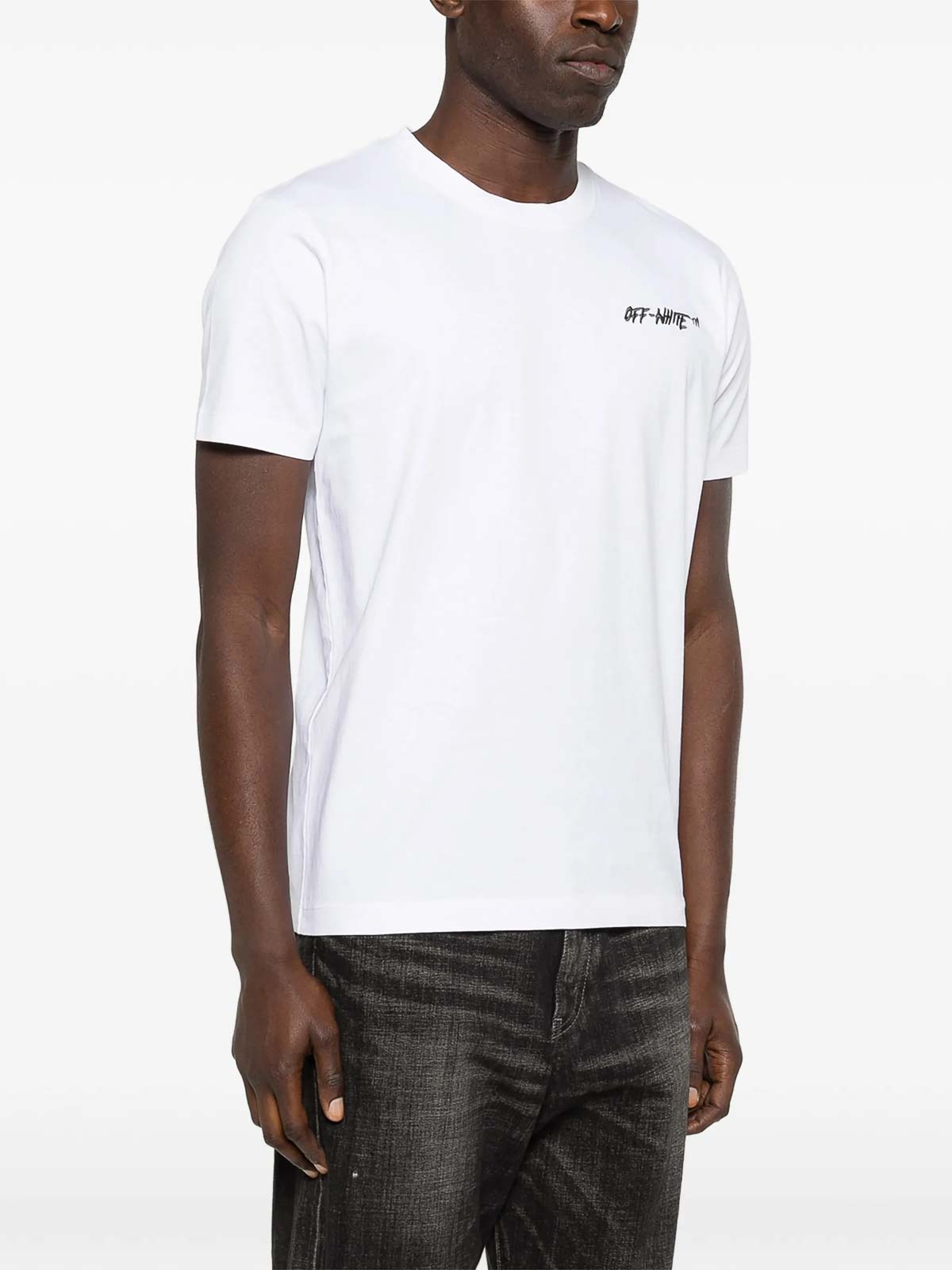T SHIRT Uomo off white 44MAA027S26J009100 BIANCA