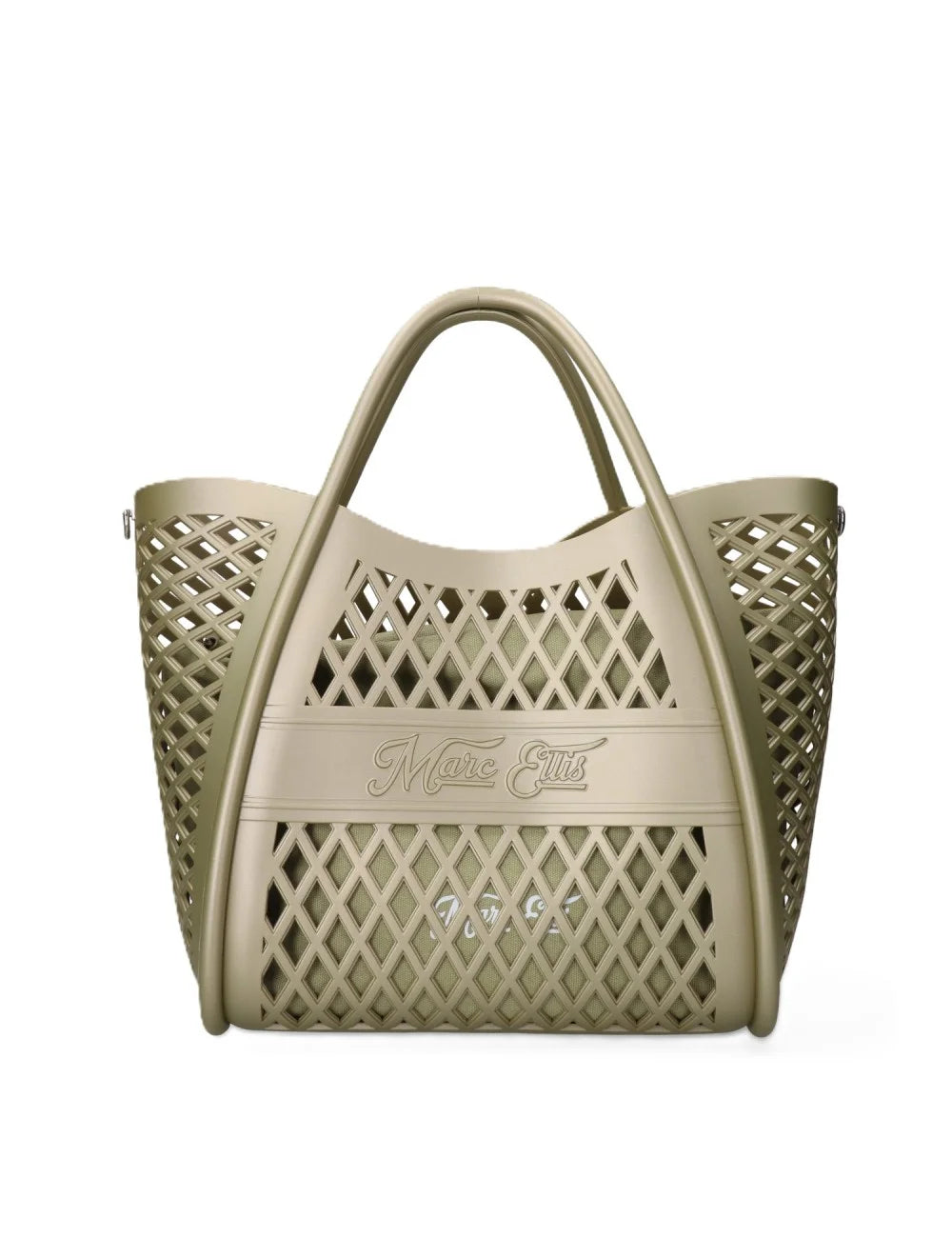 MARC ELLIS FLAT BASKET S KHAKI SILVER