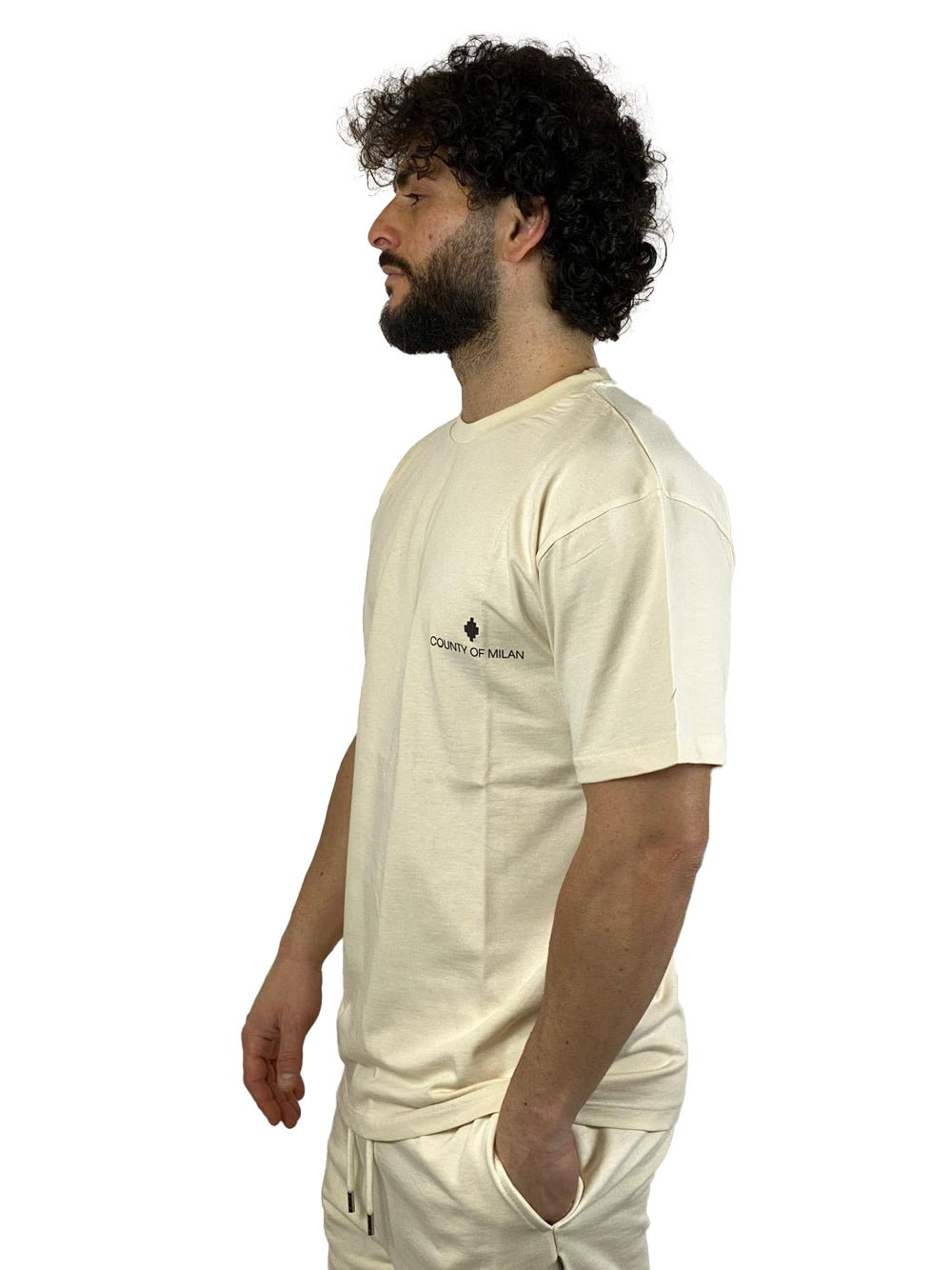 COUNTY OF MILAN BY MARCELO BURLON T-SHIRT S6CMMATH095