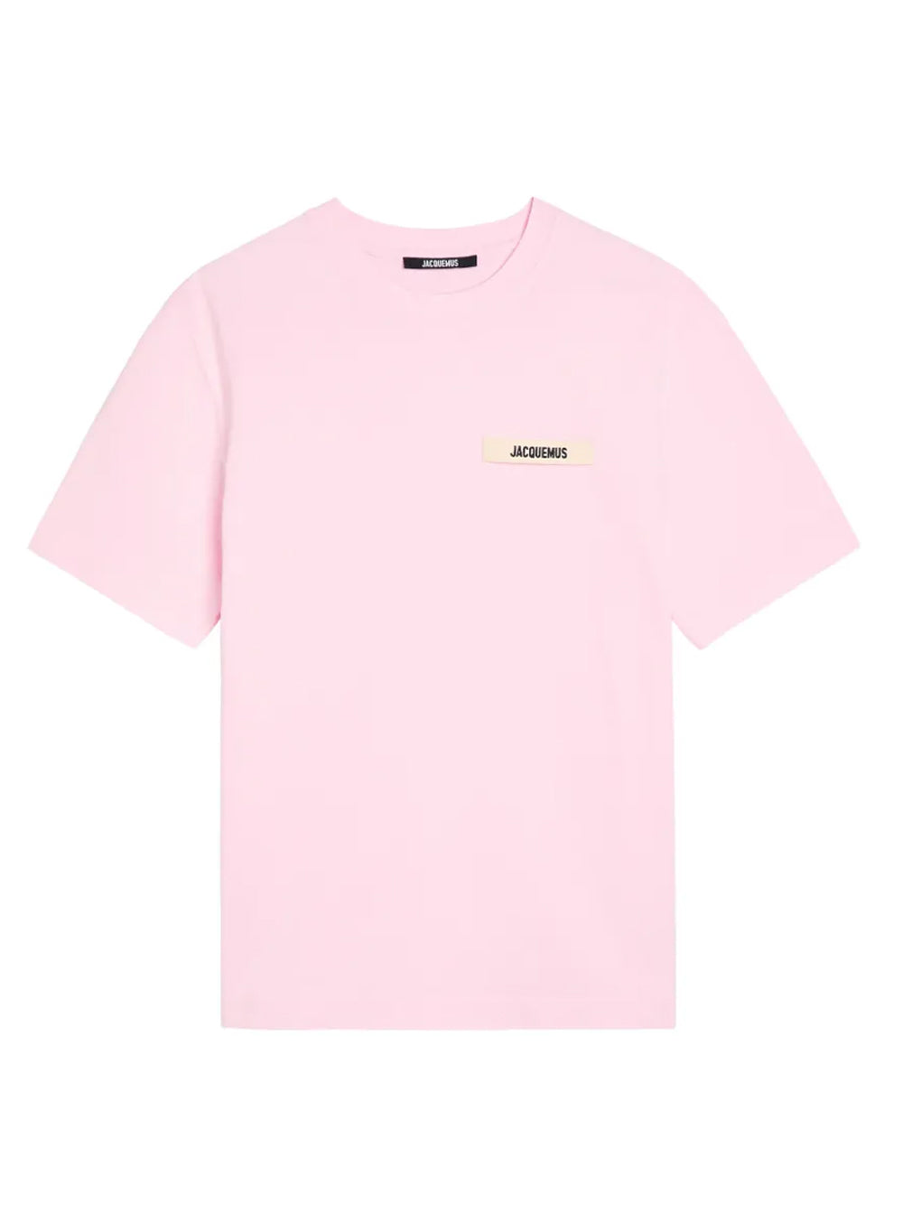 JACQUEMUS LE T SHIRT GROS GRAIN PINK