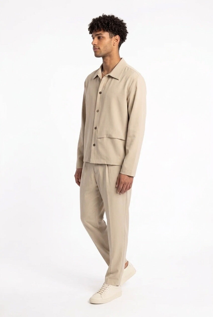 PRIME COORDSET VISCOSA GE151 + GE152 BEIGE