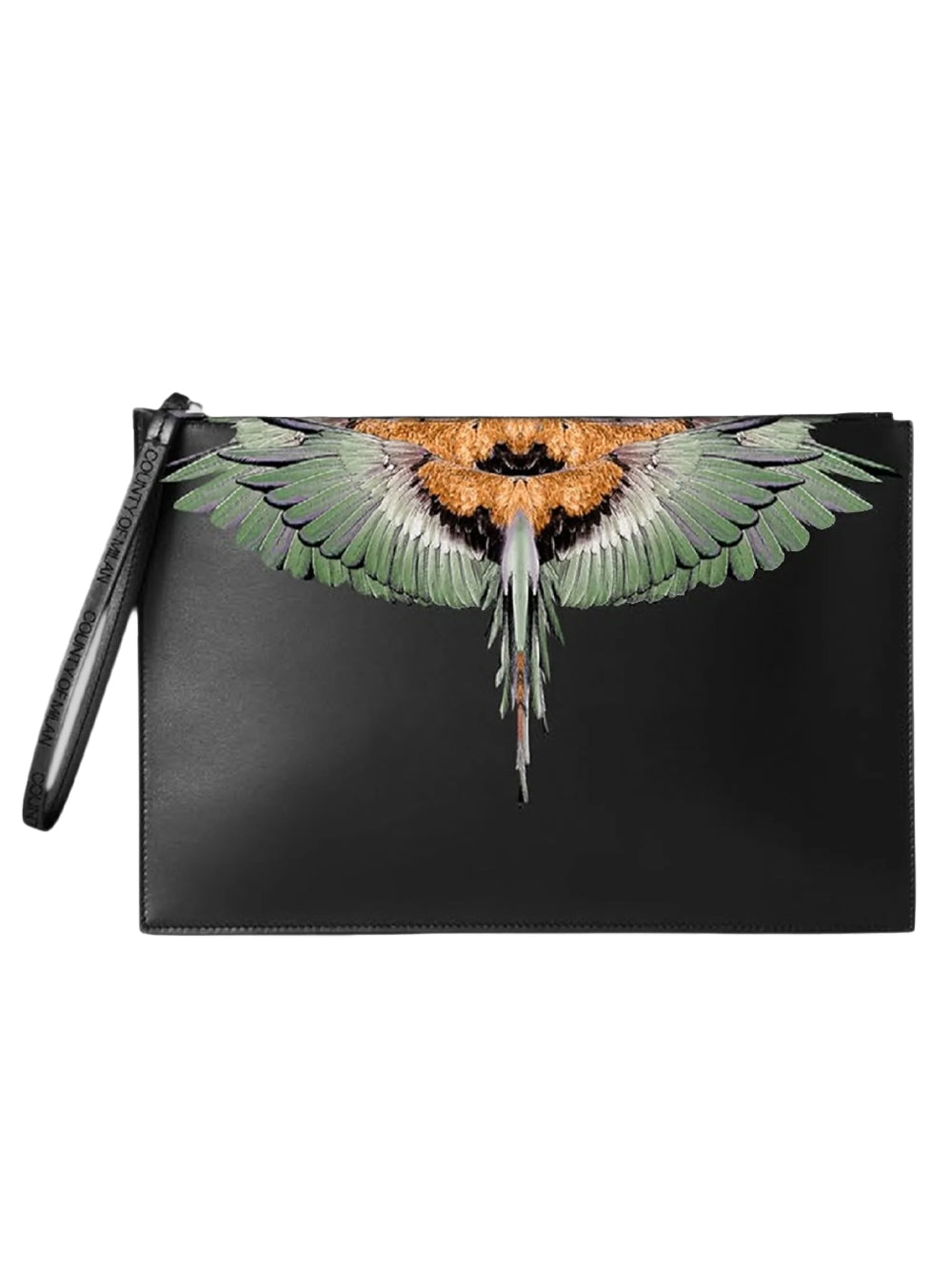 COUNTY OF MILAN BY MARCELO BURLON POCHETTE COMAF250136UNICA0844 NERO/GREEN