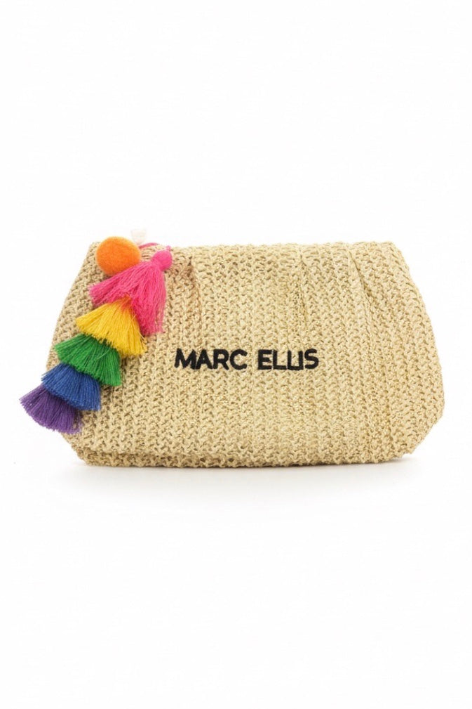 MARC ELLIS BUBY S. CLAIRE CLUTCH NATURAL