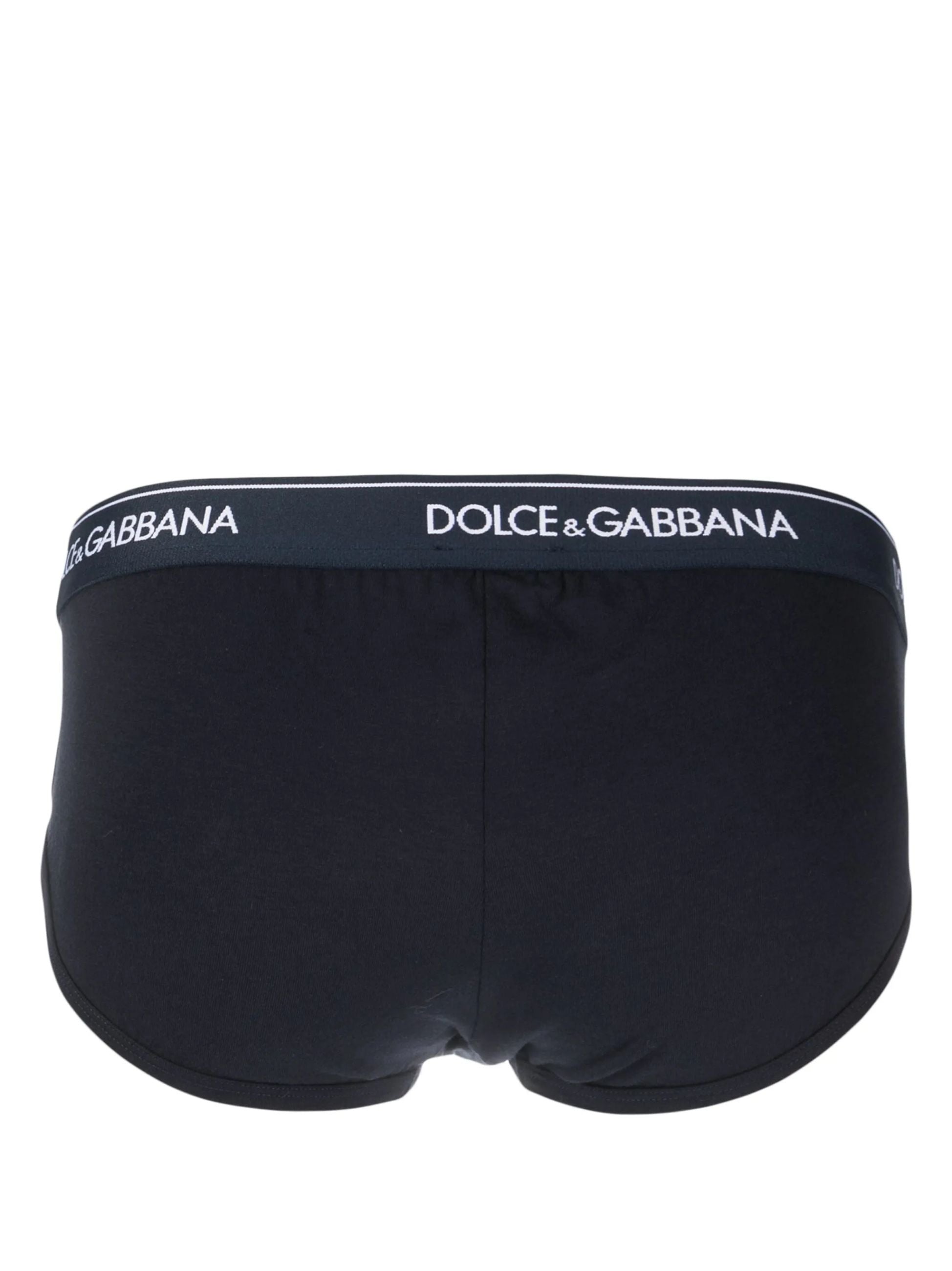 DOLCE E GABBANA BIPACK BRANDO BRIEF SLIP M9C05J ONN95 NAVY