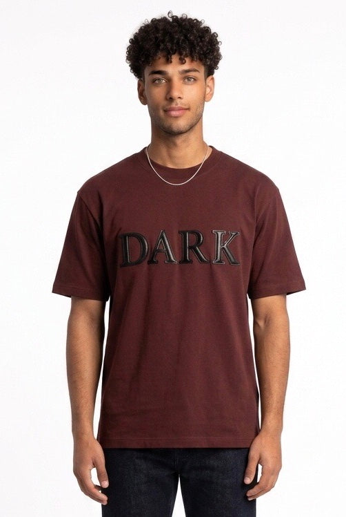 DARK LABEL T SHIRT DRKM851 BORDEAUX