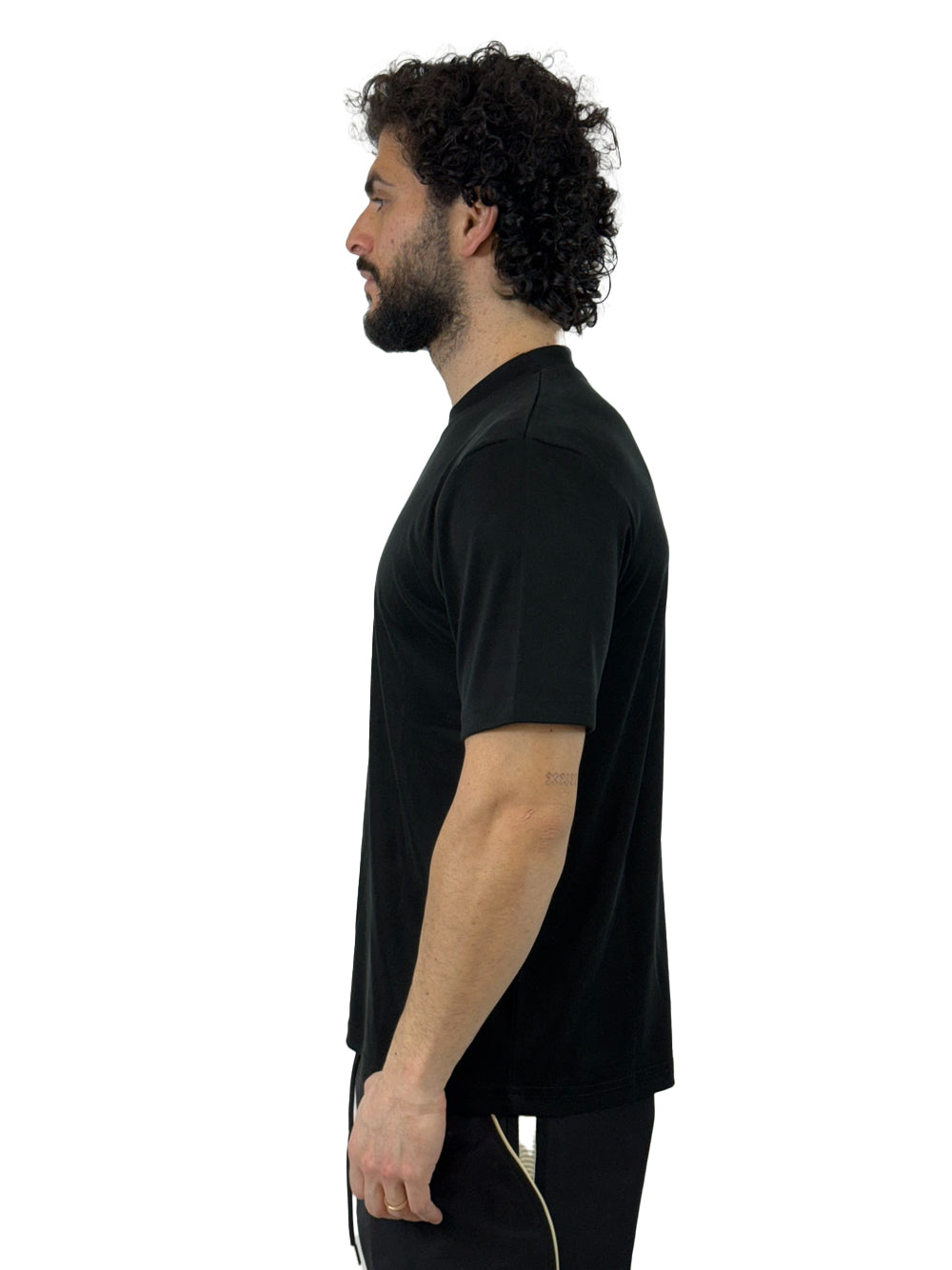 YES LONDON T SHIRT VISCOSA XM4264 NERA