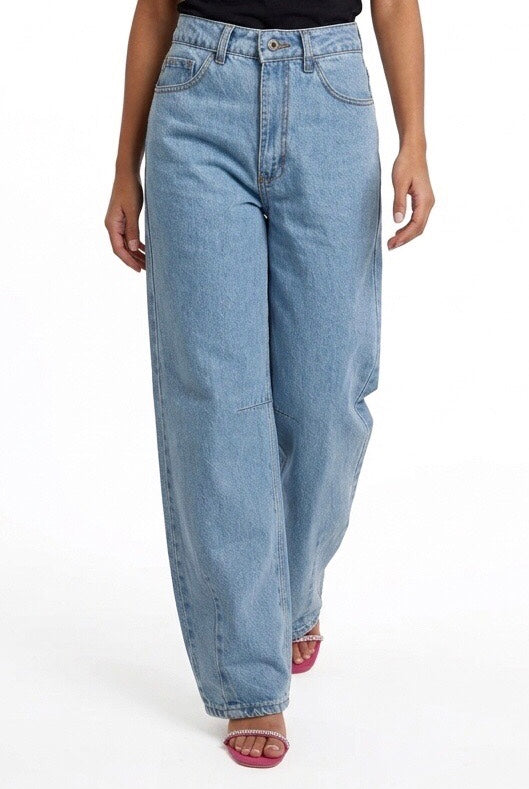 ACCADEMIA JEANS BAGGY BALLON CHIARO