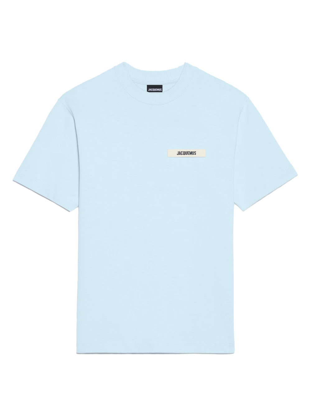 JACQUEMUS LE TSHIRT GROS GRAIN LIGHT BLUE