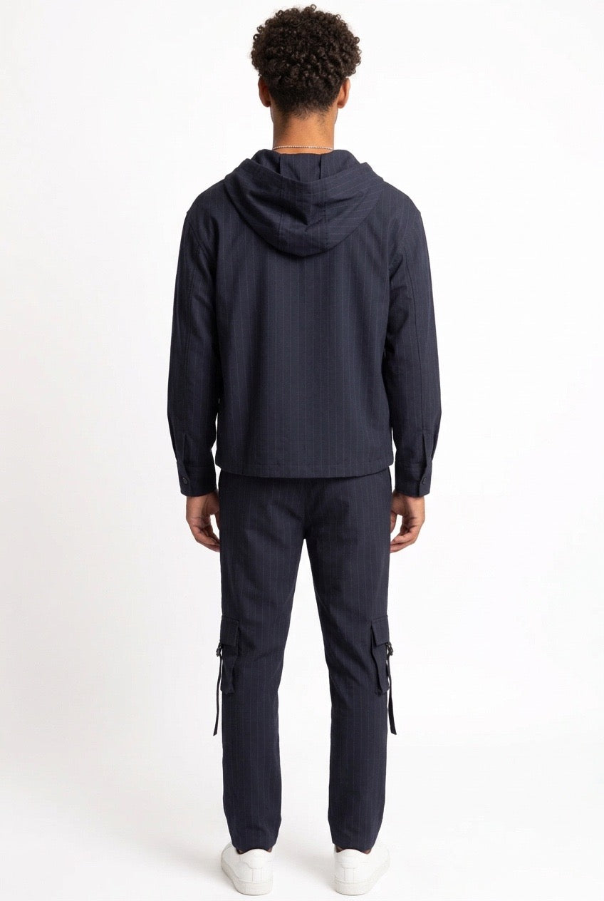 DARK LABEL COORDSET GESSATO DRKG651 + DRKP164 BLU