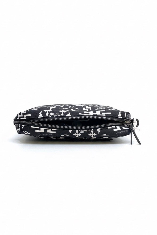 COUNTY OF MILAN BY MARCELO BURLON  POCHETTE COMA260376 NERO LOGO