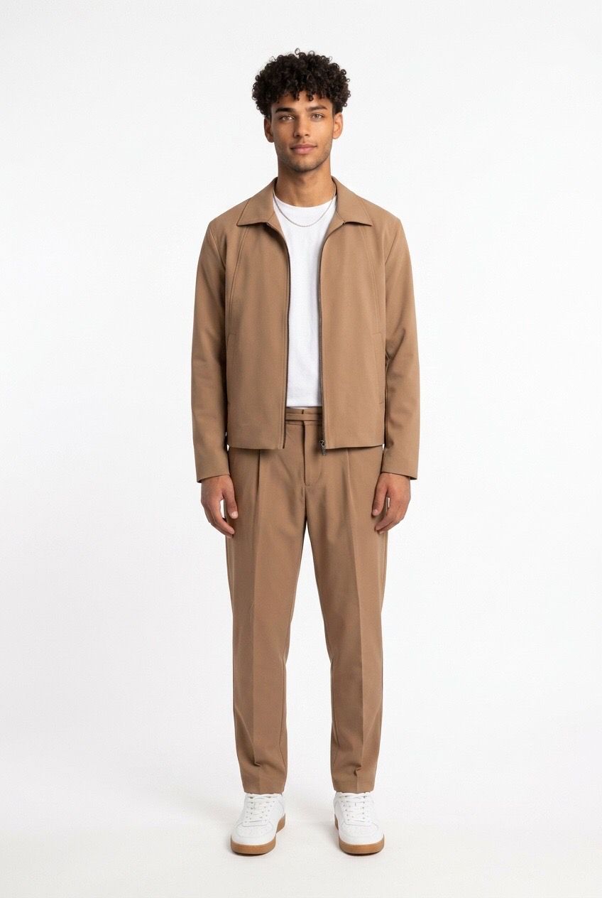 PRIME PANTALONE VISCOSA AG2714 TABACCO