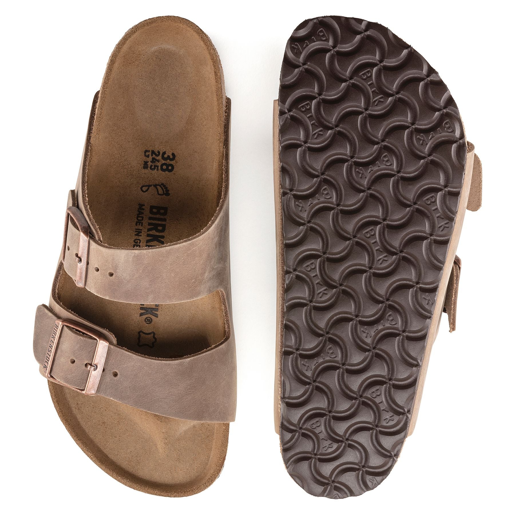 BIRKENSTOCK ARIZONA BS TABACCO BROWN 0352203