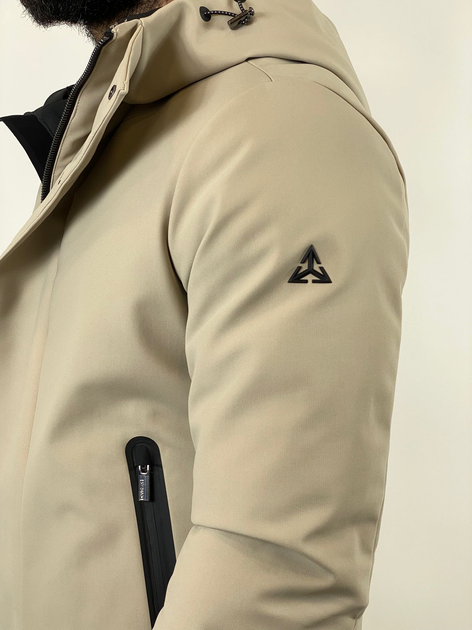 HESKIMO SHORT PARKA TECH BONDED HE9440017 BEIGE