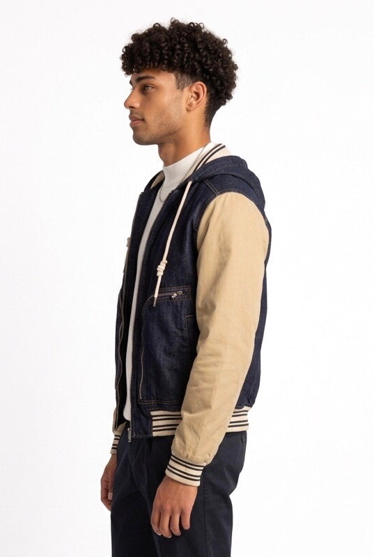 YES LONDON GIUBBINO DENIM XG5271 BLU