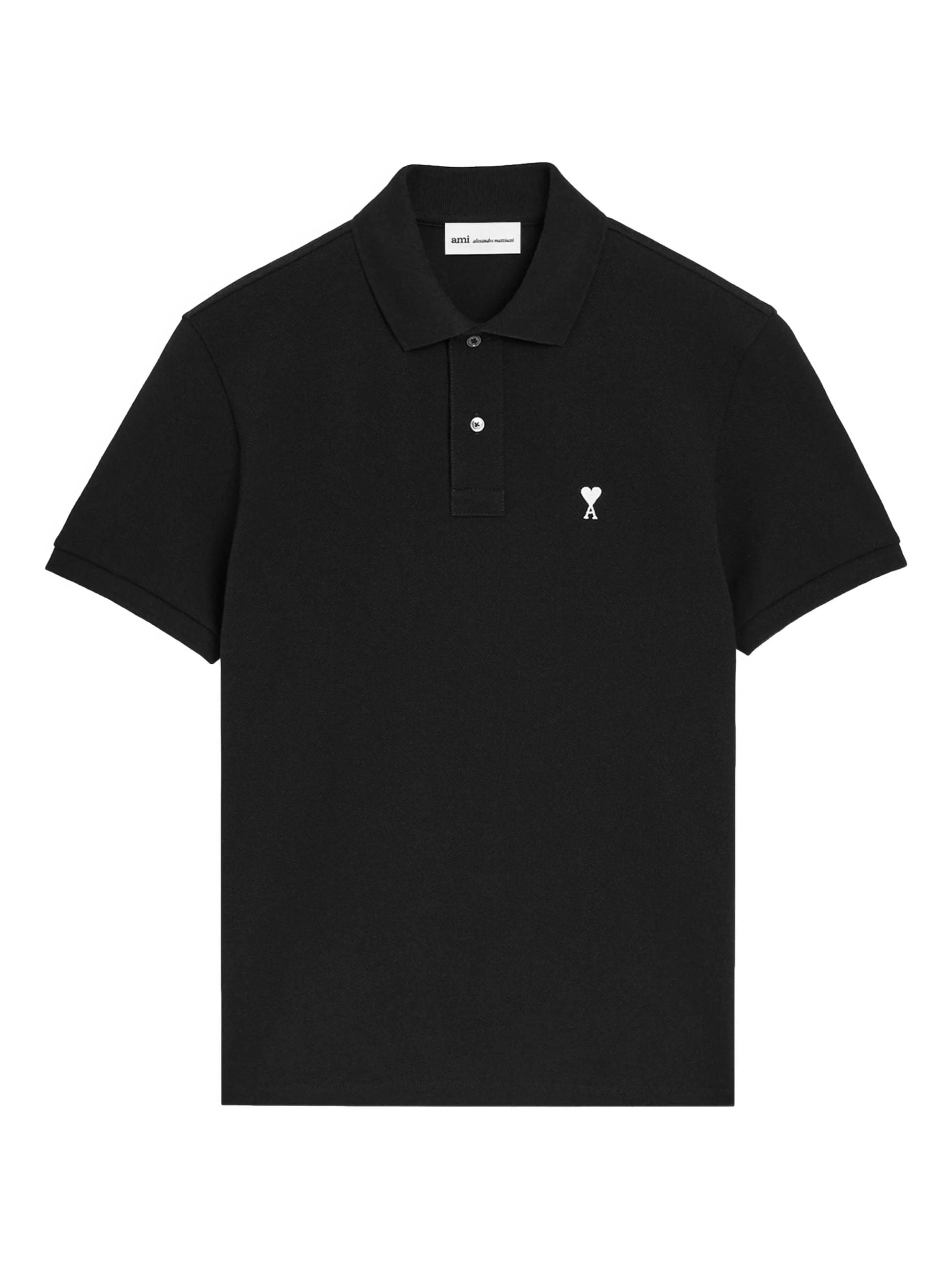 AMI PARIS POLO HPL411 760 045 NOIR/BLANC
