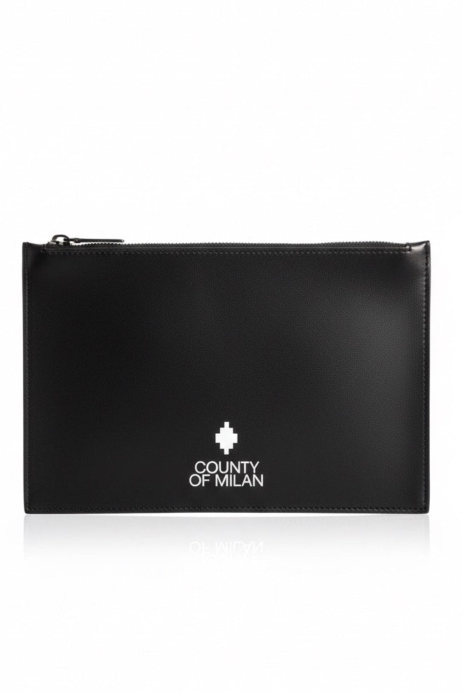 COUNTY OF MILAN BY MARCELO BURLON POCHETTE COMAS260331 NERO/BIANCO