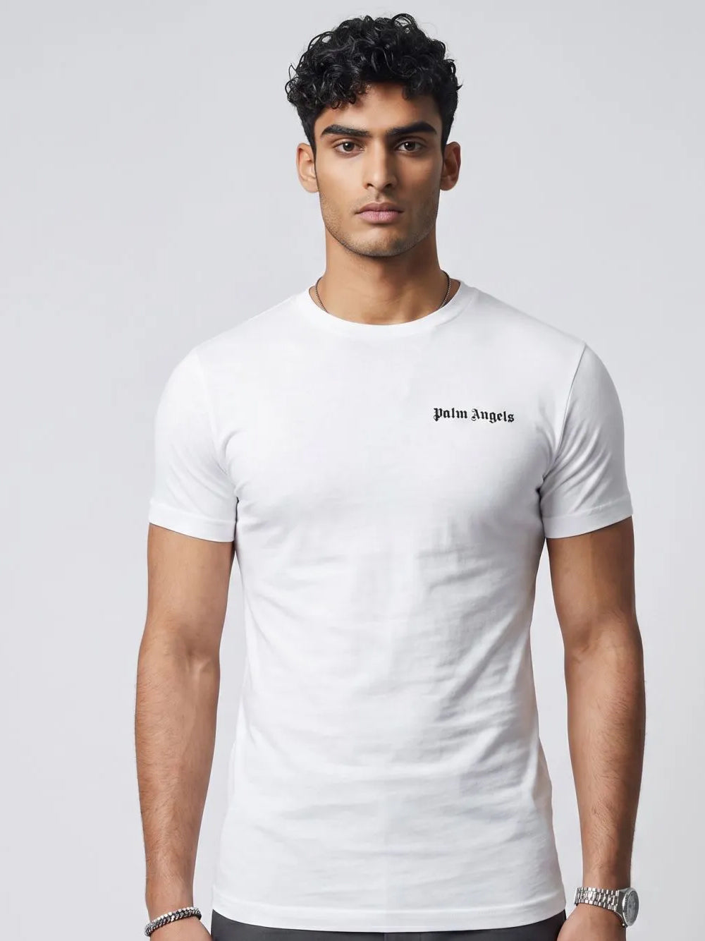 SHIRT PALM ANGELS PLA1UMBTS01BI BIANCO