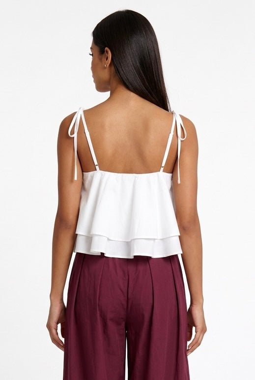 KOSTUMN TOP KE2672 BIANCO