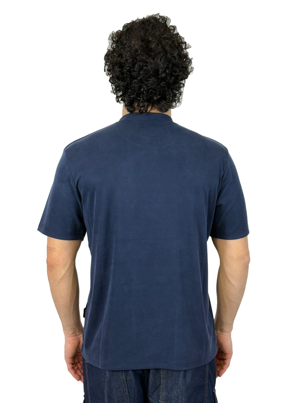 YES LONDON T SHIRT VISCOSA XM4264 BLU
