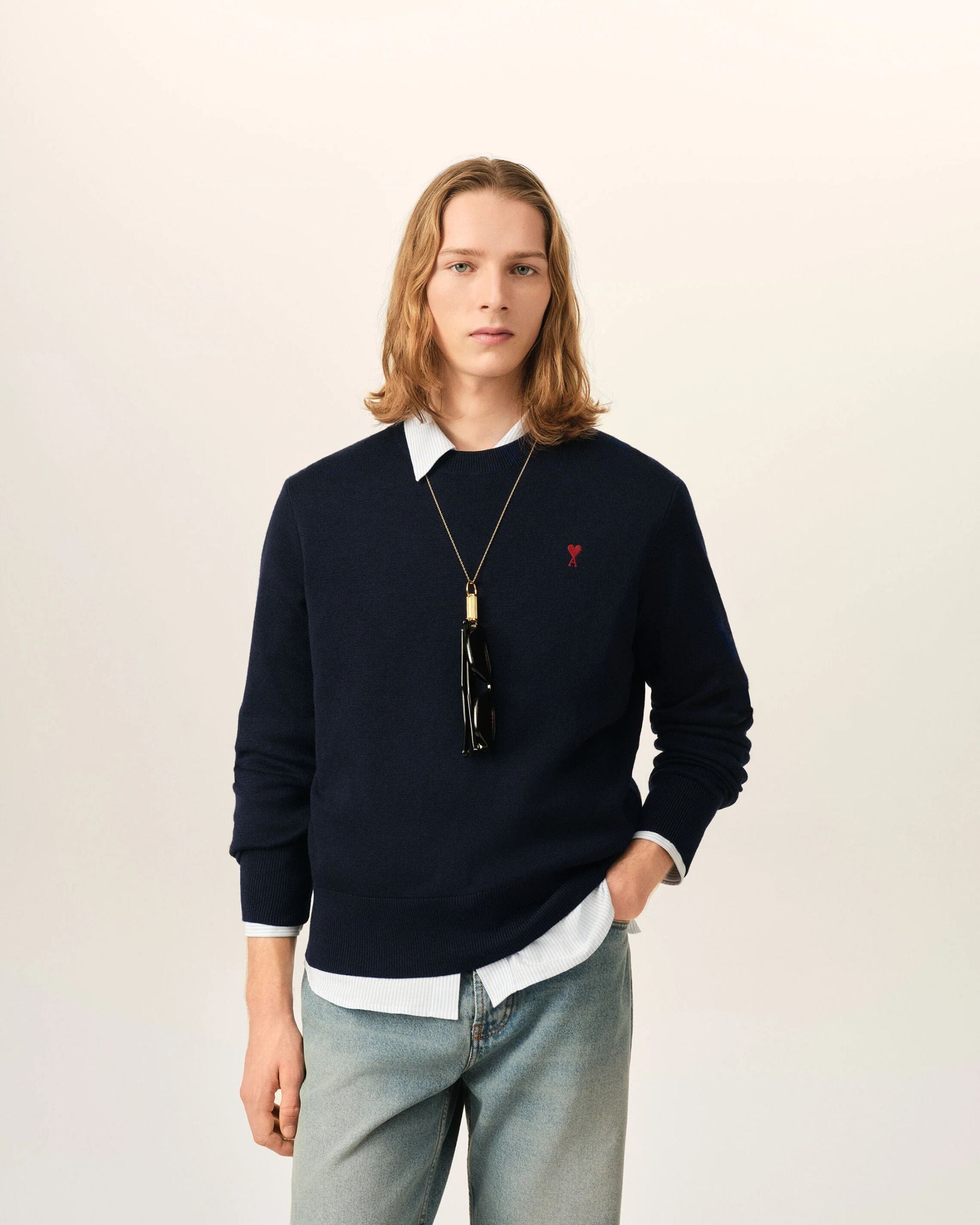 PULLOVER Uomo AMI PARIS HKS826 001