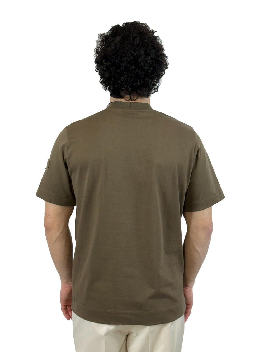 YES LONDON T SHIRT XM4255 TABACCO