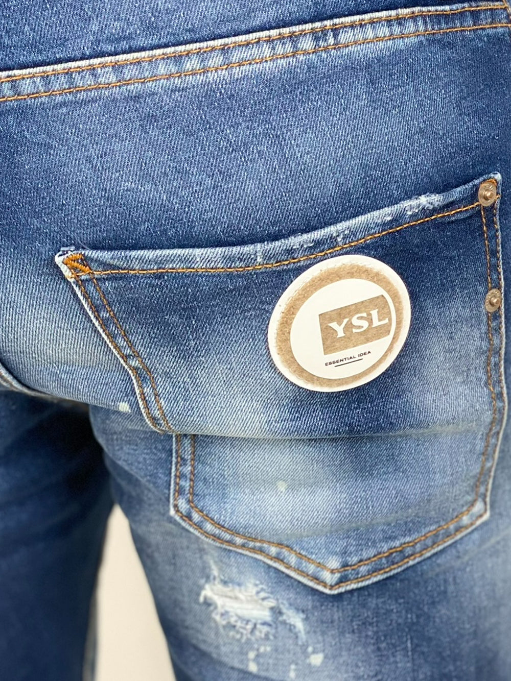 YES LONDON JEANS XJ3245 TWIST BLU