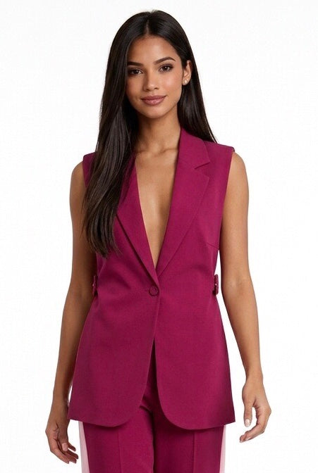 KOSTUMN GILET KE2698 BORDEAUX