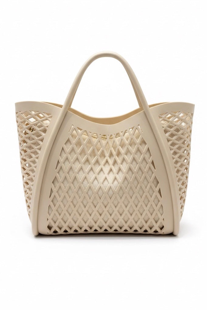 MARC ELLIS FLAT BUBY BASKET M BEIGE/LIGHT GOLD