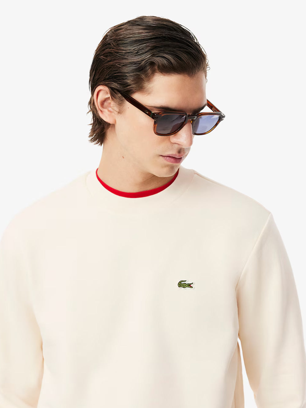 LACOSTE FELPA SH9608 00 XFJ BEIGE