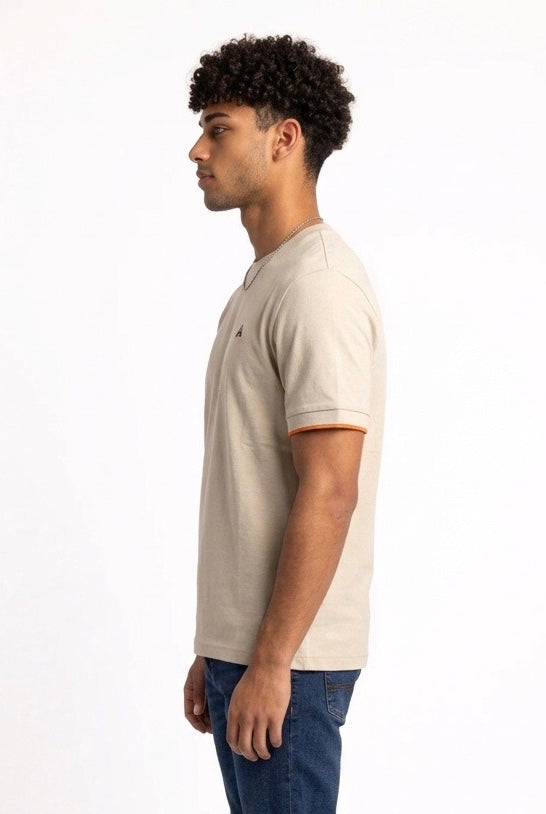 HESKIMO T SHIRT PIQUET HE1410015 BEIGE