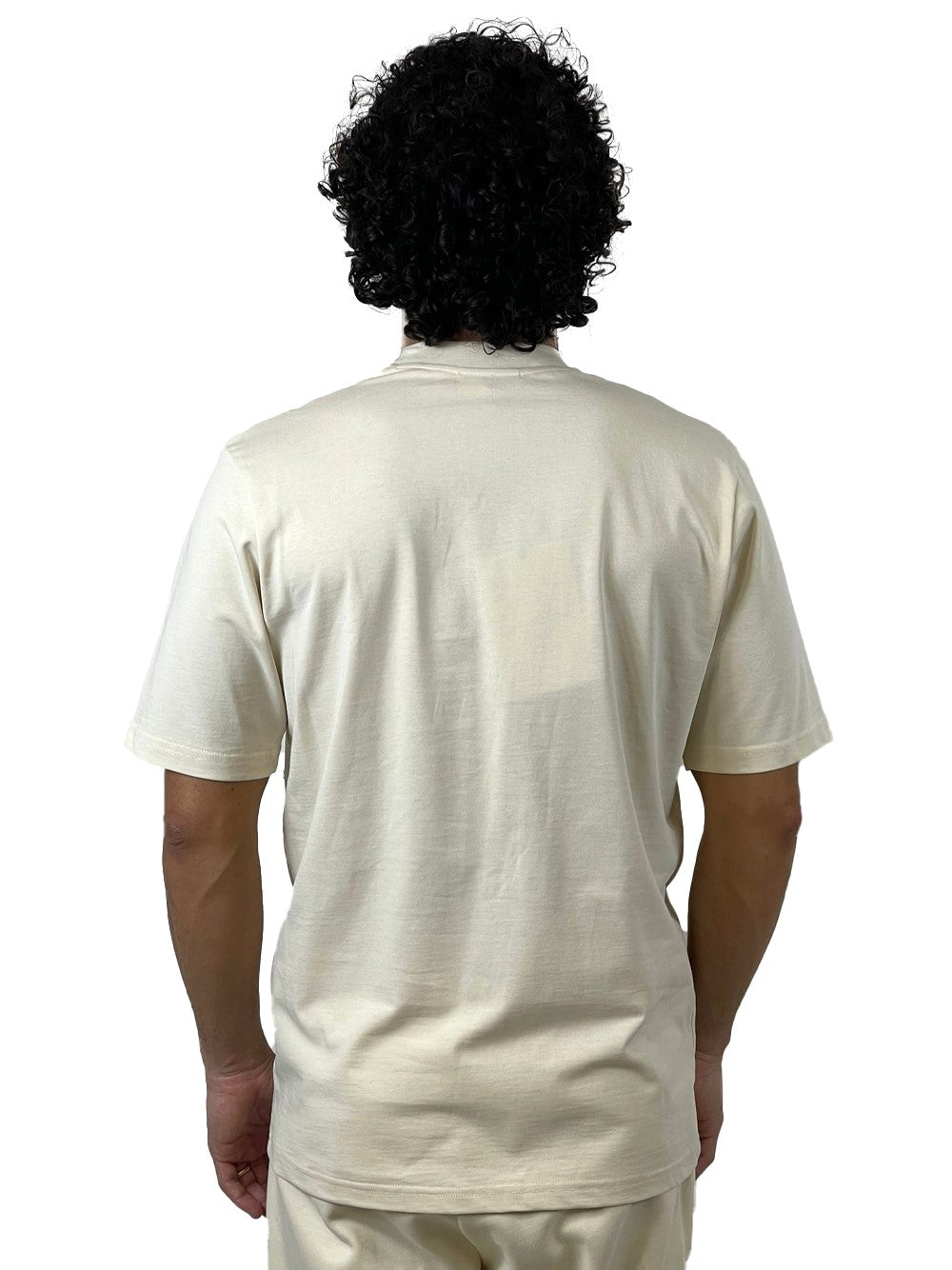 YES LONDON T-SHIRT BEIGE/VERDE XM4208