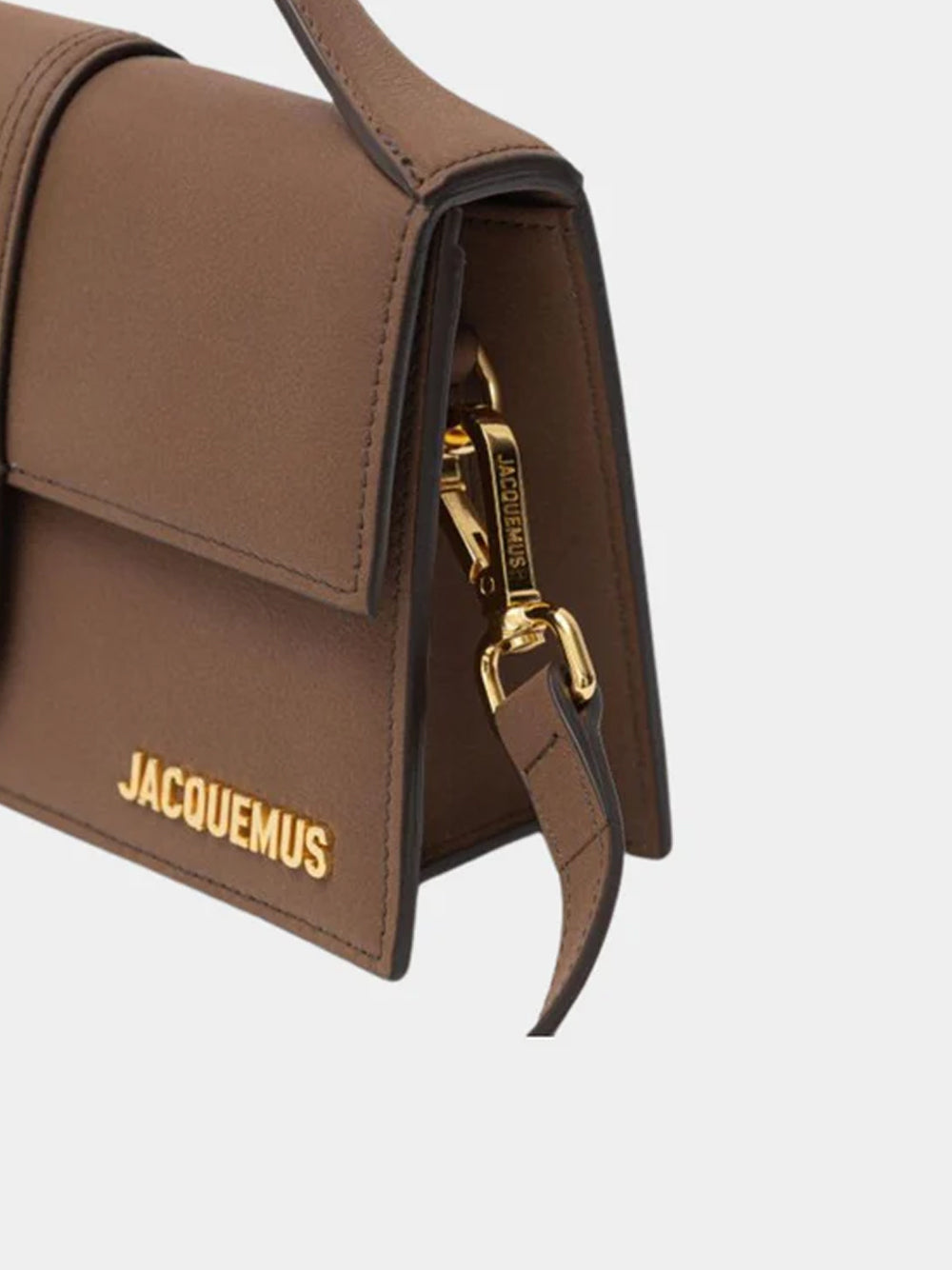 JACQUEMUS LE GRAND BAMBINO NABUK DARK BROWN