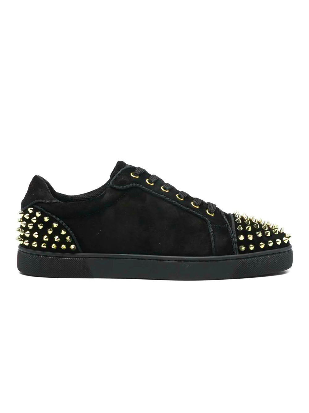 LOUBOUTIN SEAVASTE 2 ORLATO FLAT BLACK/LIGHT GOLD