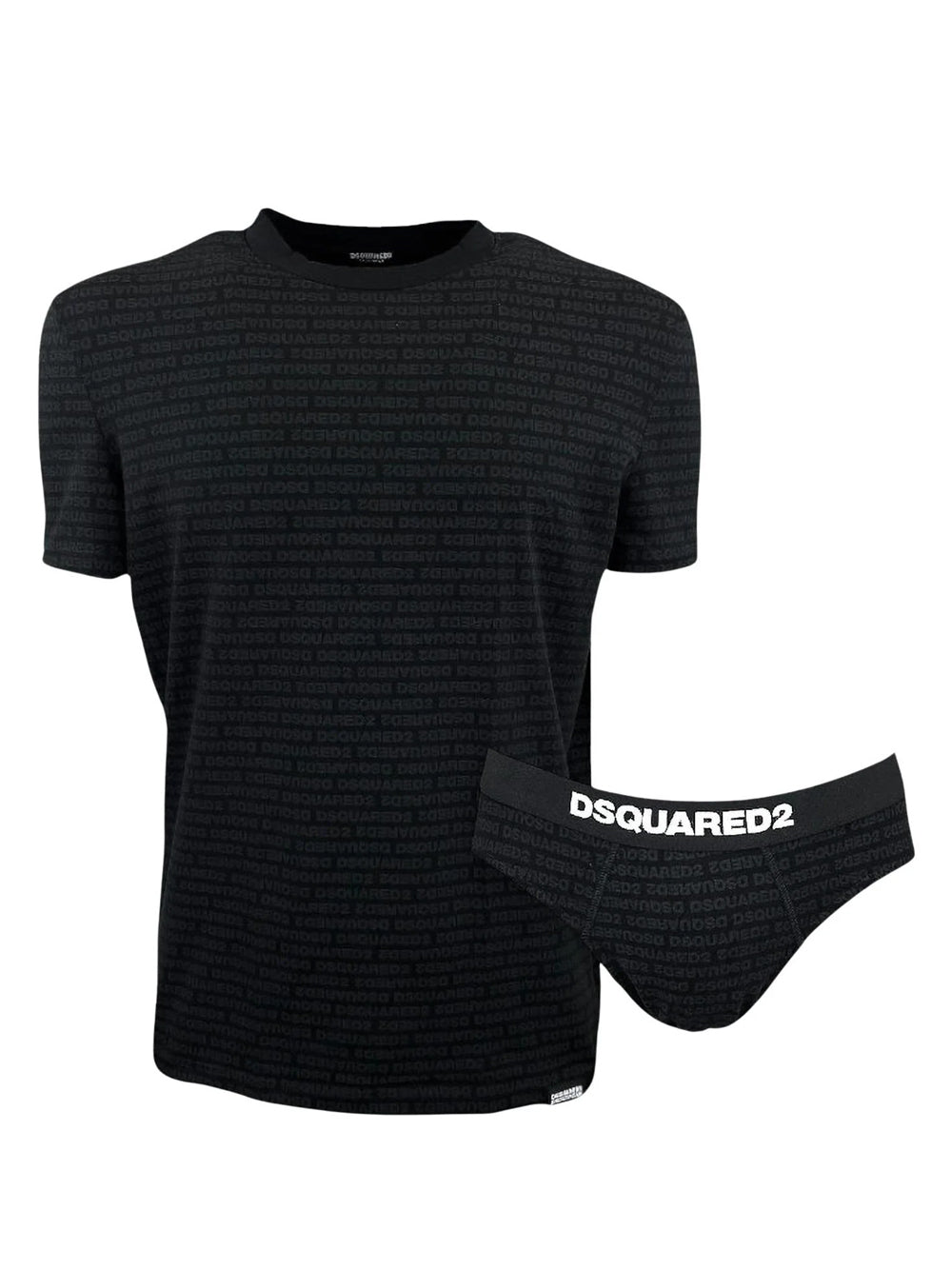 DSQUARED T-SHIRT+SLIP D9H135510 001
