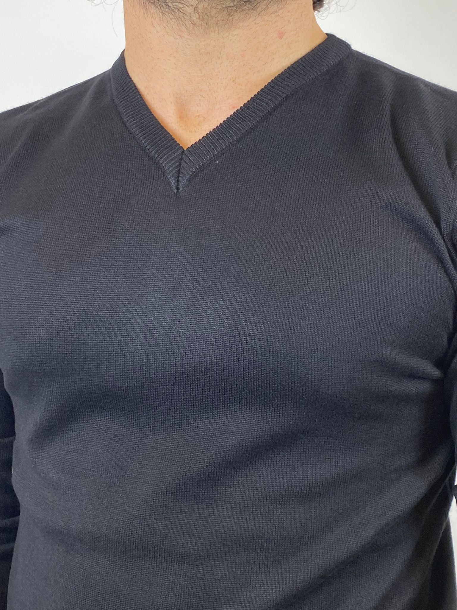 SEINSE MAGLIA A V NERA MI3060SS