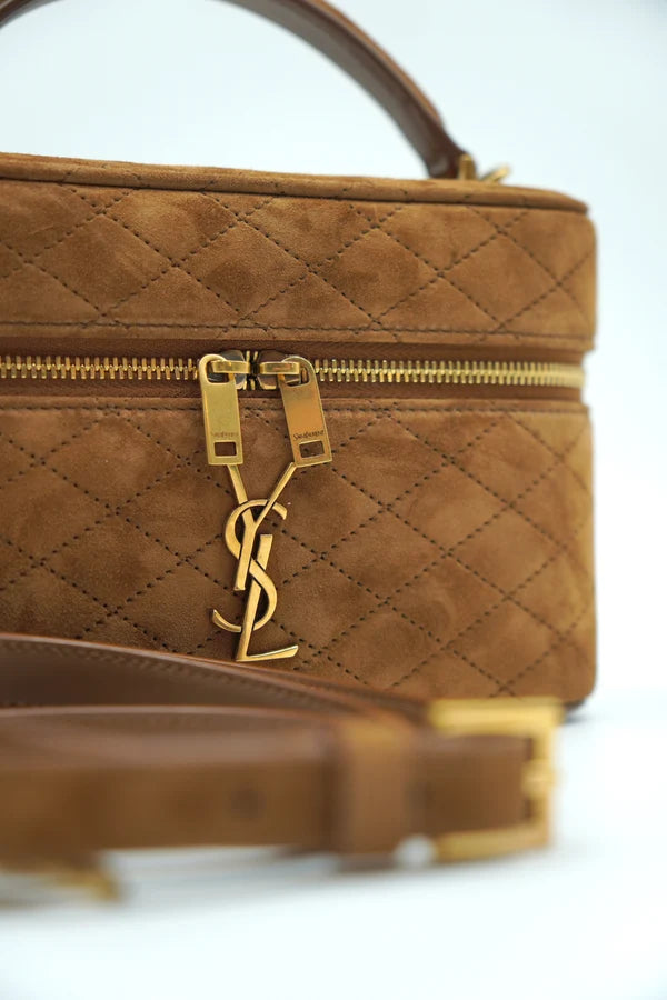 borsa Donna SAINT LAURENT VANITY GABY IN SUEDE