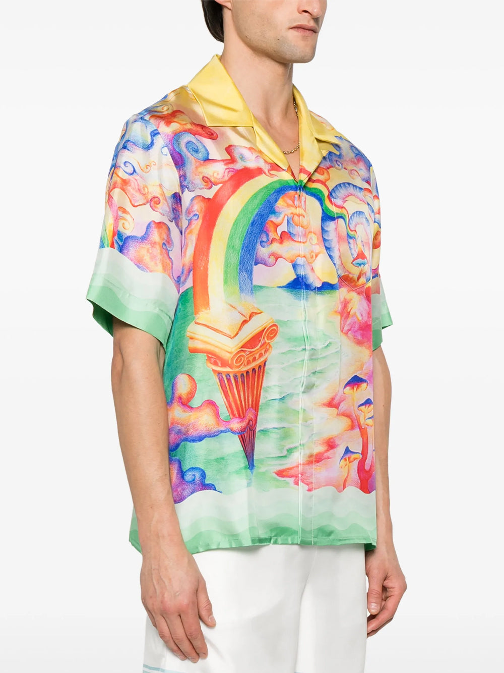 CASABLANCA CUBAN COLLAR SHIRT