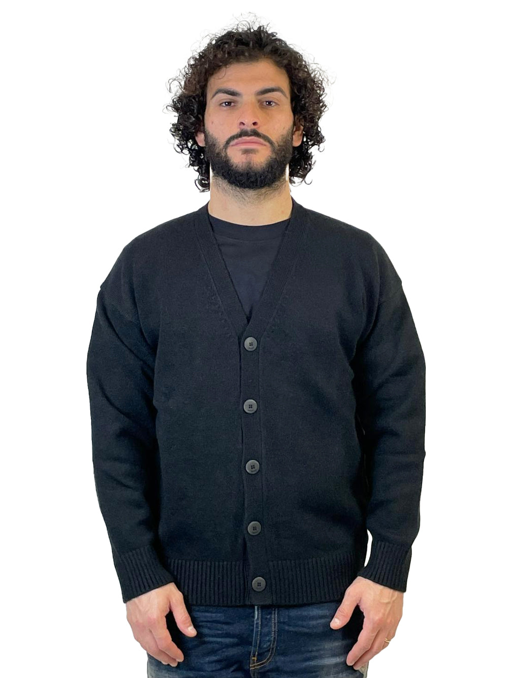 JACQUEMUS CARDIGAN 25KN545 2329 NERO