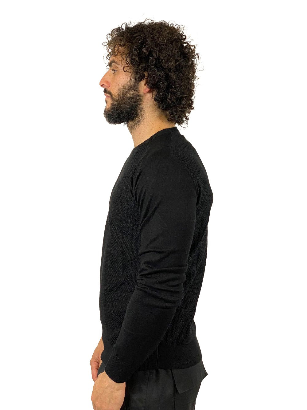 SEINSE GIROCOLLO NERO MI3064SS