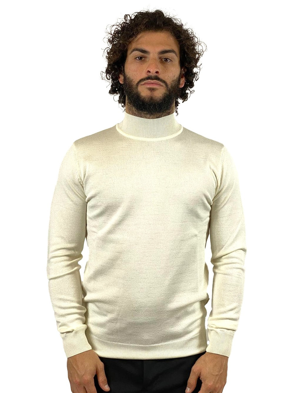 SEINSE LUPETTO NECK/BIANCO MI3059SS