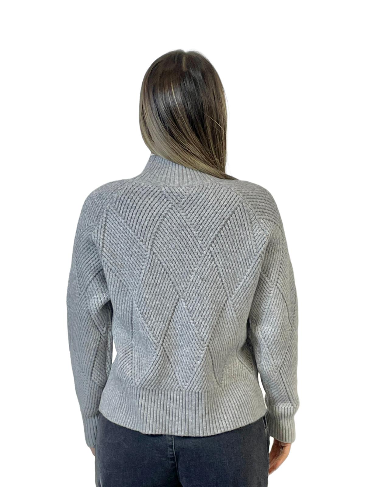 ACCADEMIA 20 PULLOVER TRECCIA GRIGIO