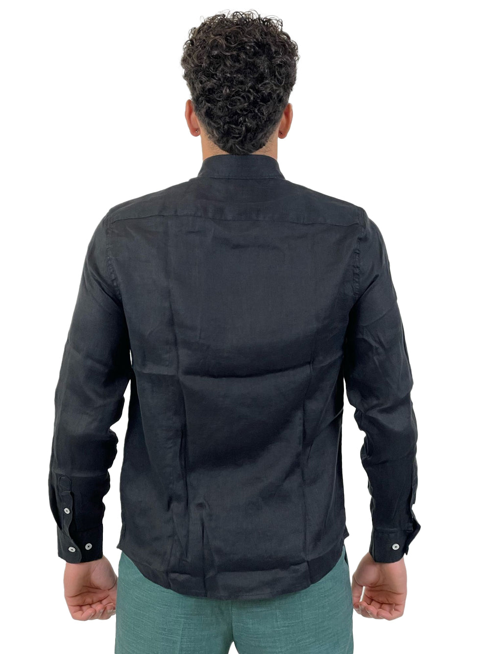 SEINSE CAMICIA NERA CE985SS