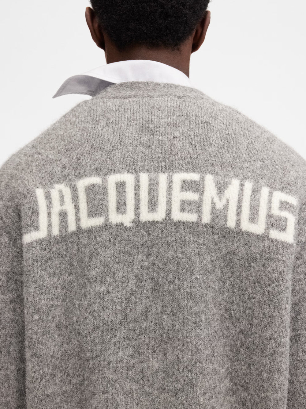 JACQUEMUS CARDIGAN 25KN545 2329 GRIGIO
