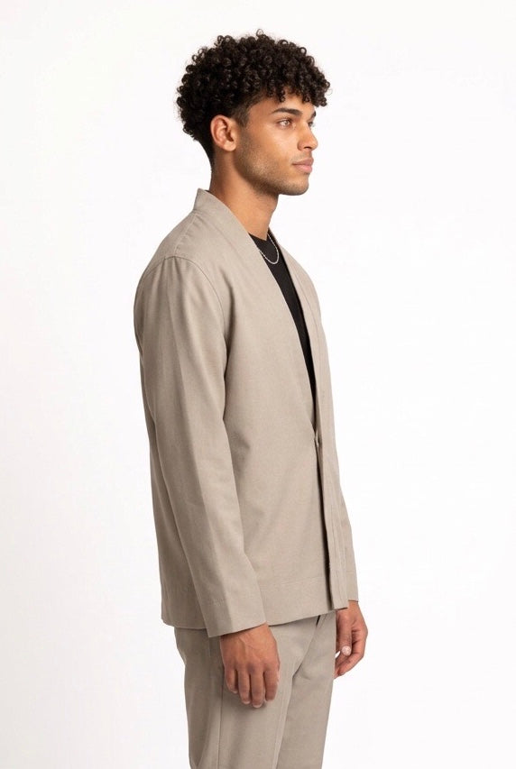 DARK LABEL GIACCA FRESCO/LANA DRKG660 TERRA