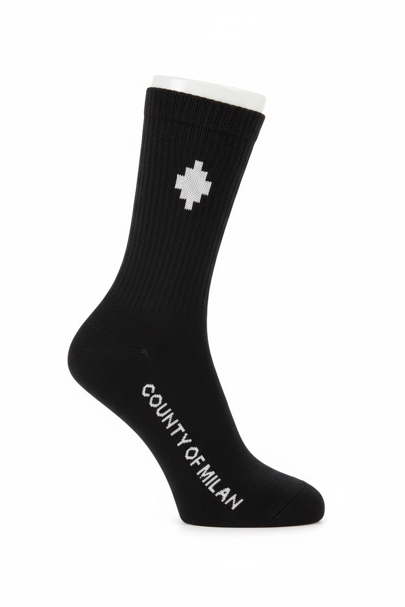 COUNTY OF MILAN BY MARCELO BURLON CALZINO COMAS260494 NERO
