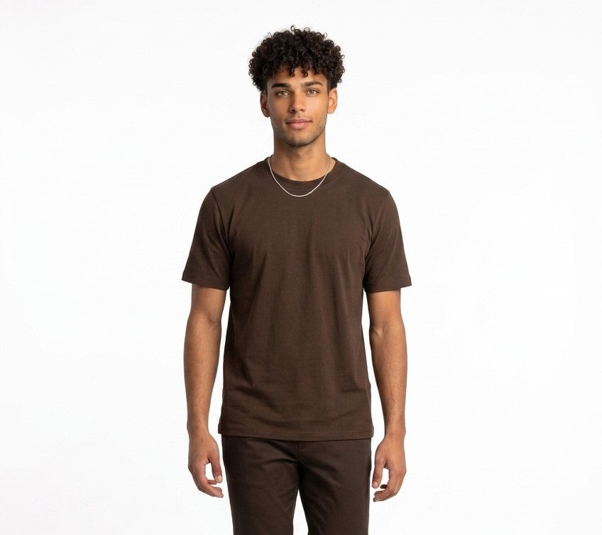 SEINSE T-SHIRT TE3277SS CIOCCOLATO