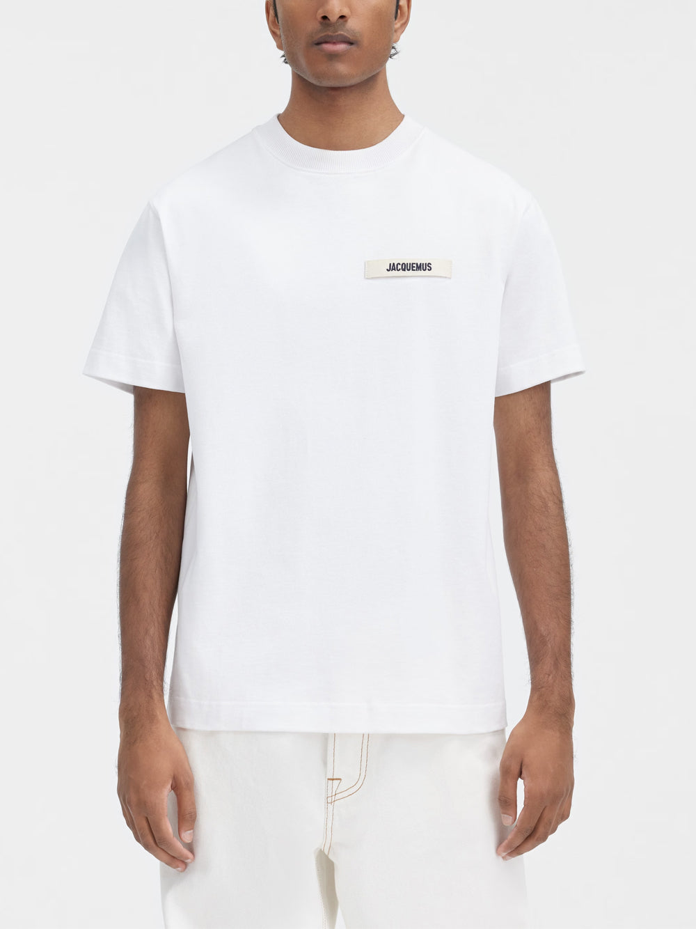 JACQUEMUS LE TSHIRT GROS GRAIN WHITE