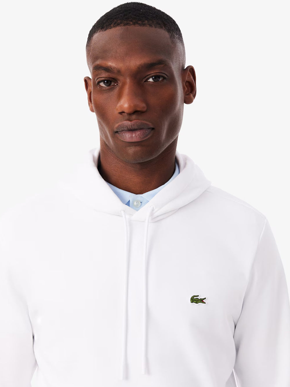 LACOSTE FELPA SH9623 00 001 BIANCA