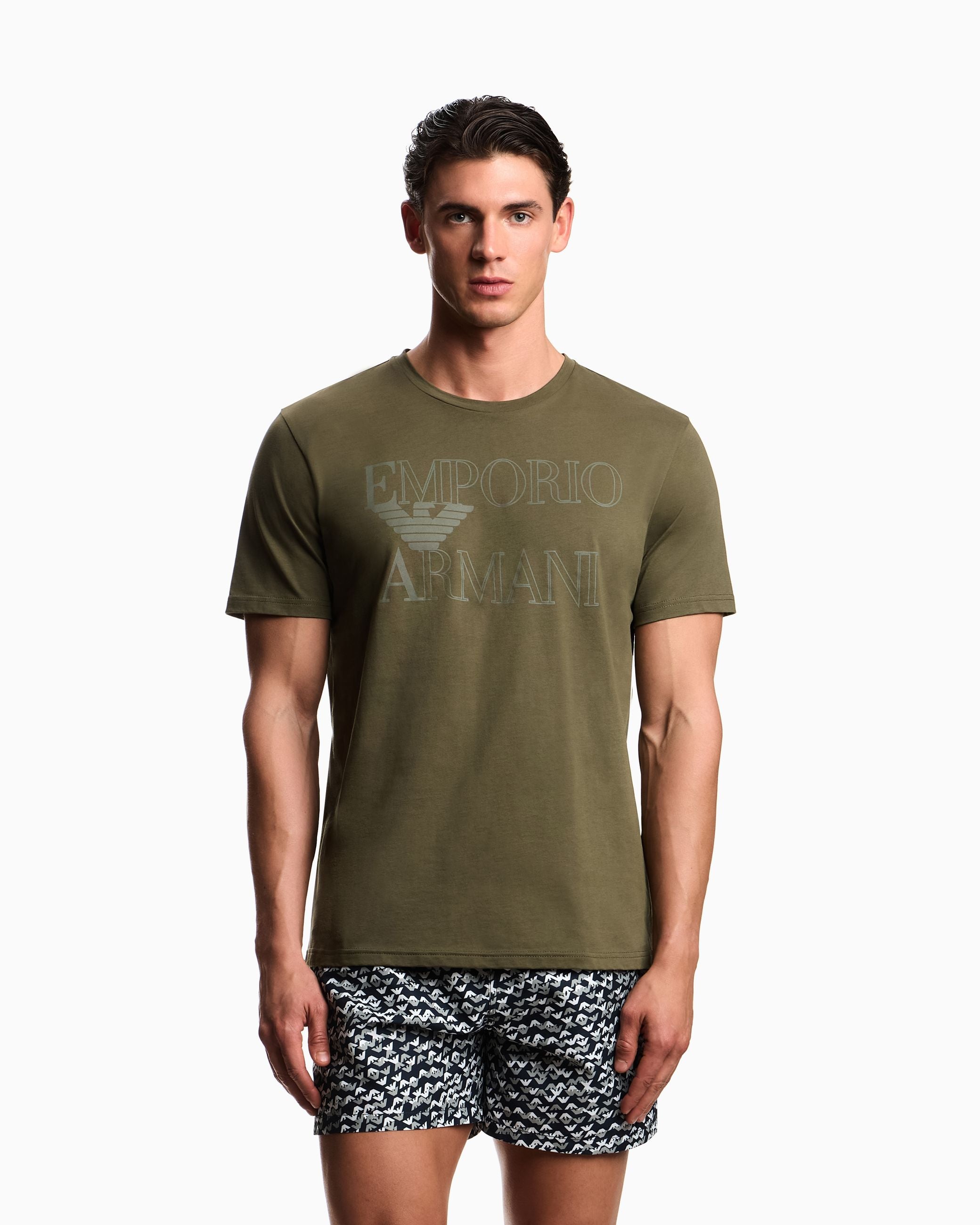 ARMANI T SHIRT EM000574 AF20434 U7047 MILITARE