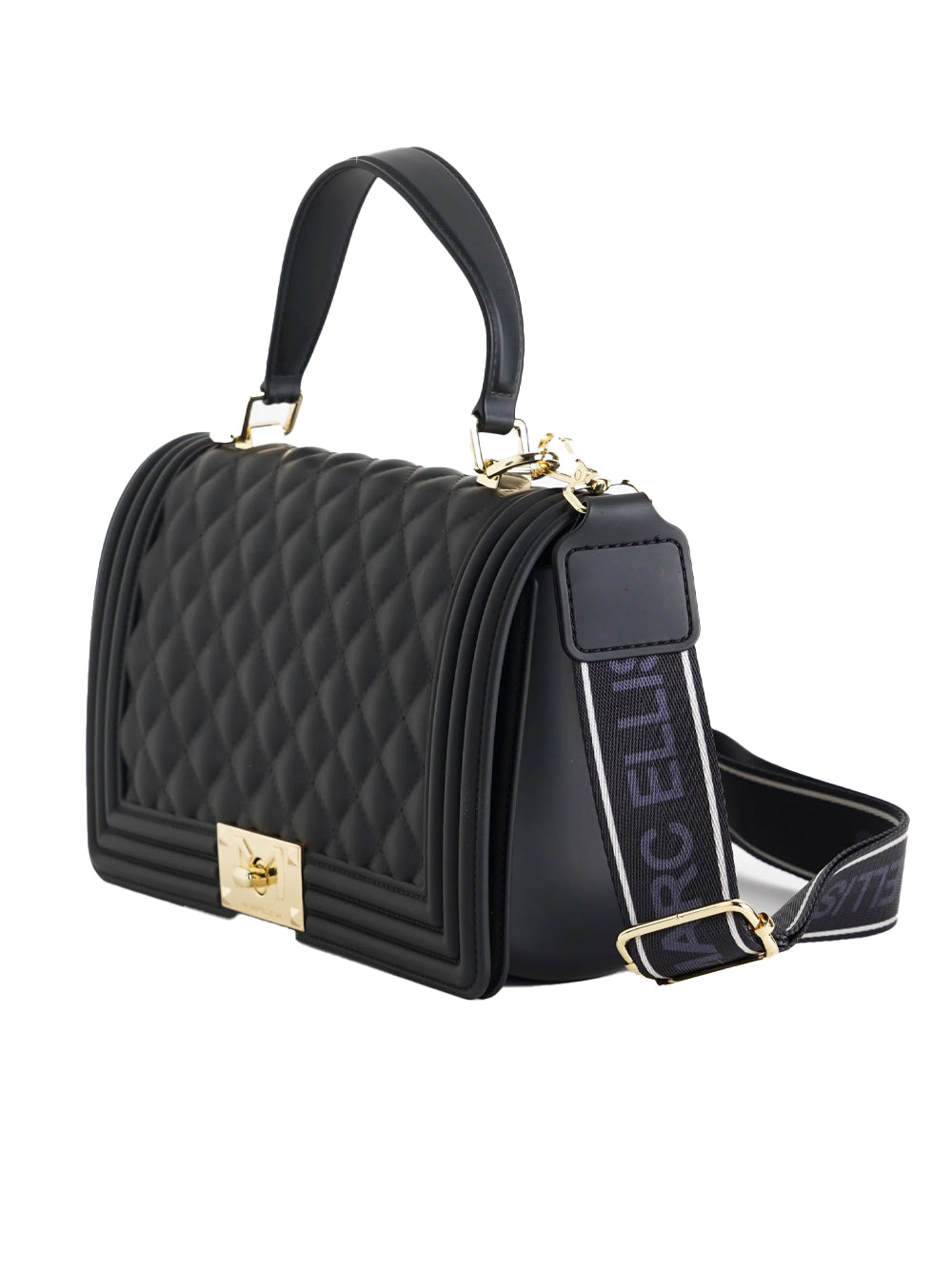 MARC ELLIS SQUARE M BLACK/LIGHT GOLD